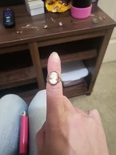 C1961 Antique Victorian  Carnelian Roman Cameo Ring, Made in Cecily 