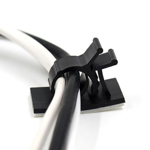 100 Pcs Verkabelungsfixierrahtkabel Clip Kabelclips Kabelfixierung Im Haushalt - Afbeelding 8 van 12