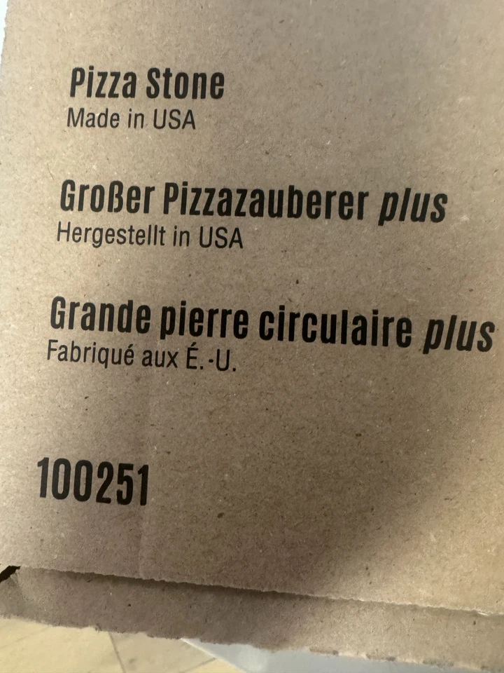 2 Pampered Chef Family Heritage 15" Pizza Baking Stone 100251 Open Box NEW SET - Image 4 of 4