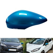 Links Blau Außenspiegel Spiegelkappe Abdeckung Für Ford Fiesta VI CB1,CCN B-Max