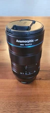 75mm Sirui anamorphic lens 1.33x X-Mount blue flare used perfect condition