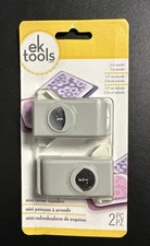 NEW EK Success Corner Rounder Mini Punches 54-70026 Set of 2  1" and 1/2"