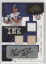 2005 Playoff Absolute Memorabilia Triple Materials 75/75 Mark Teixeira Auto 0o9