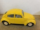 Vintage 1960's Tonka Yellow Volkswagen Beetle Bug Steel