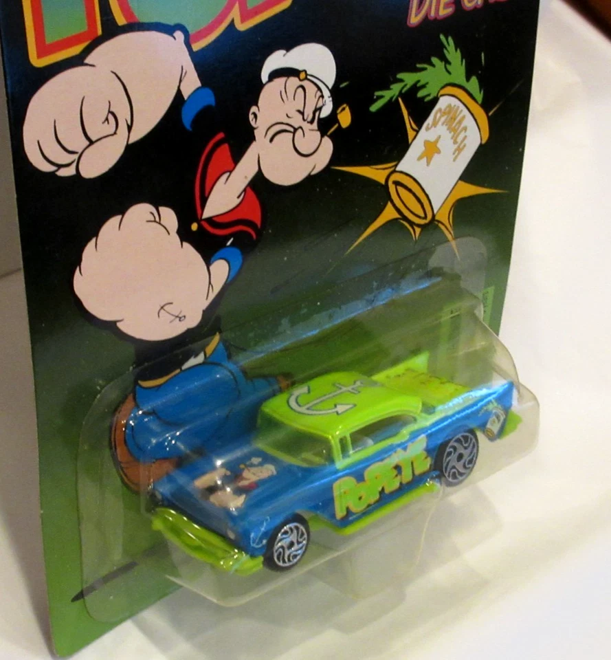 RC HOT STREET WHEELS ~POPEYE THE SAILOR MAN 1957 CHEVY BEL AIR~ LEER ~ Foto 4 de 4