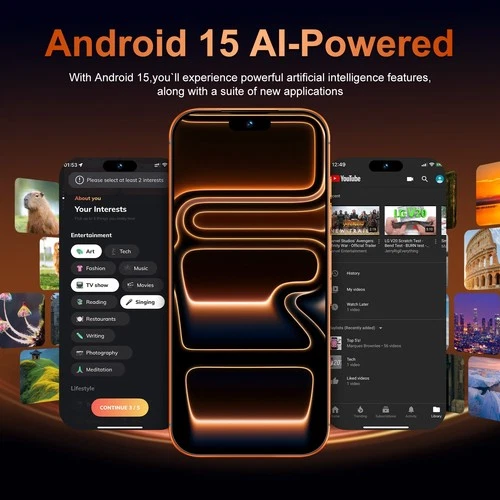 i17 Pro max Smartphone 6.8" HD Unlocked Android 8+256GB 8000mAh 24+48MP Dual SIM - Picture 11 of 19