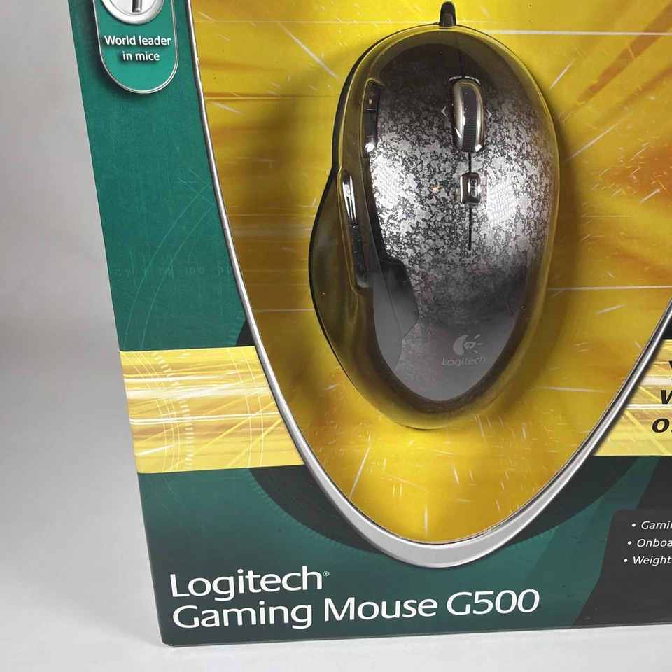Logitech G500 Gaming Grade Laser Gaming Mouse Onboard Memory New Sealed - Image 4 of 4