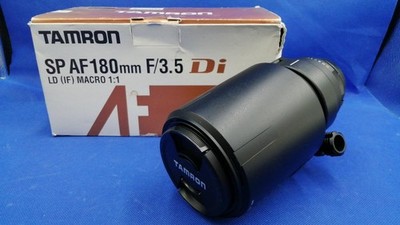 TAMRON AF 180mm f/3.5 Di Macro 1:1 Lens for Nikon F Mount   Used