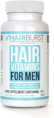 HAIR BURST Haarvitamine für Männer - 60 Kapseln - 30 Tage Vorrat - 03/2026