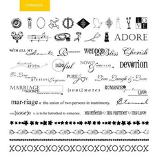 NIB Xyron Design Runner Romance Design Disc  24124 Wedding Engagement Invitation
