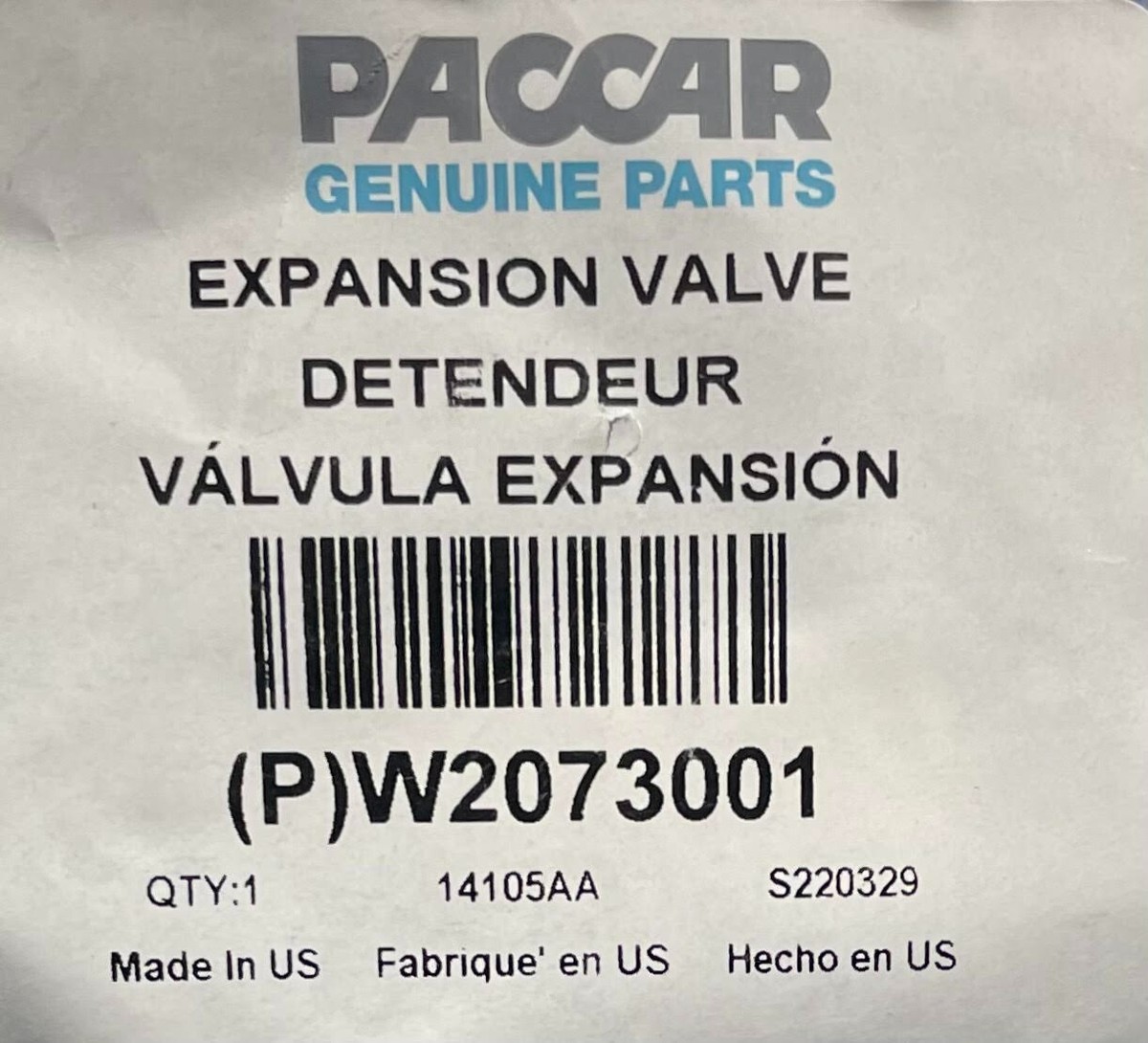 W2073001 Genuine Paccar Expansion Valve OEM - New | eBay