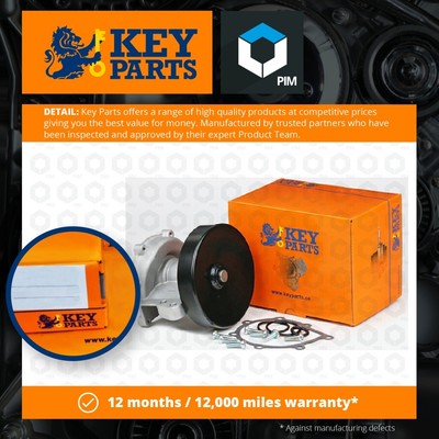 Water Pump fits SAAB 9-3 YS3D 2.3 98 to 00 Coolant KeyParts 5960414 822744 New