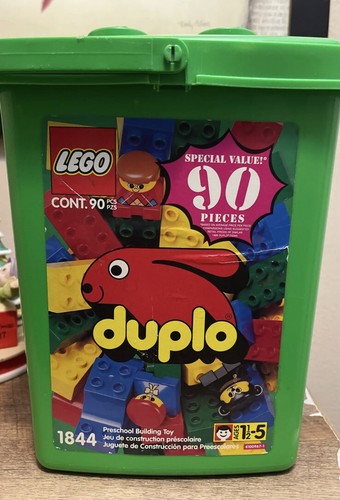 Lego DUPLO 10580 DELUXE BOX of FUN SET And Vintage Lego Duplo Box #1844 - Picture 2 of 12