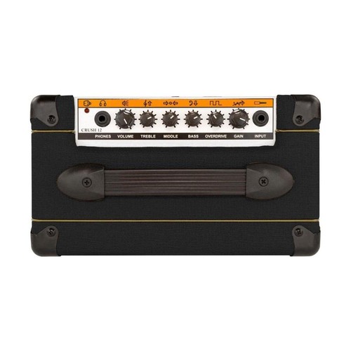 Crush 12 - 12W 6 Guitar Amplifier and Speaker Combo Black - Picture 3 of 3