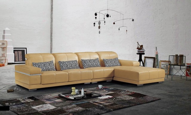 Couch Corner Sofa Leather Upholstery Living Room Elegant New Beige Luxury Style Couch Corner Sofa Leather Upholstery Living Room Elegant New Beige Luxury Style