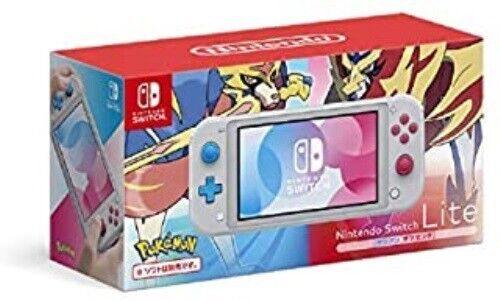 USED Japanese Nintendo Switch Lite Pokemon Zacian and USED Japanese Nintendo Switch Lite Pokemon Zacian and