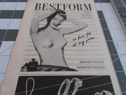 1946 Bestform & Orange Blossom, Print AD - Picture 2 of 3