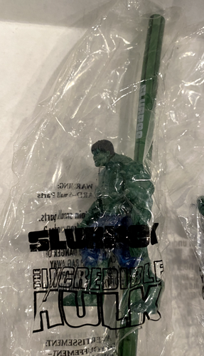SET of 4 Marvel 7-11 2008 Slurpee STRAWS w/ INCREDIBLE HULK/IRON MAN/IRON MONGER - Picture 2 of 6