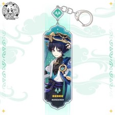 Genshin Impact Anime Fashion Pendant Itabag Acrylic Anime Keychain Gifts 4