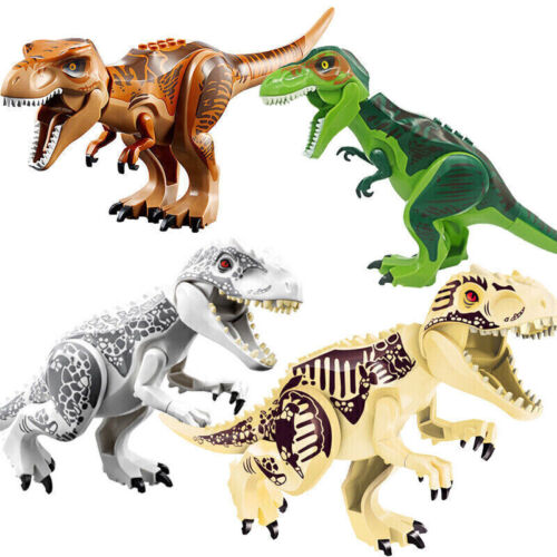 Dinos fit Jurassic World Lego Dinosaur Tyrannosaurus TRex Park Raptor Toy - Picture 22 of 22