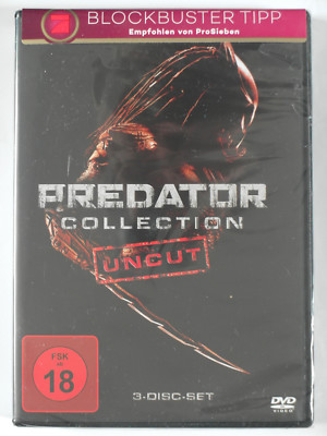 Predator Collection Uncut Sammlung - Schwarzenegger, Predators 1, 2, 3 - Brody