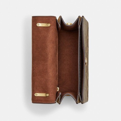 Coach Morgan Square Crossbody In Blocked/Colorblock Signature 