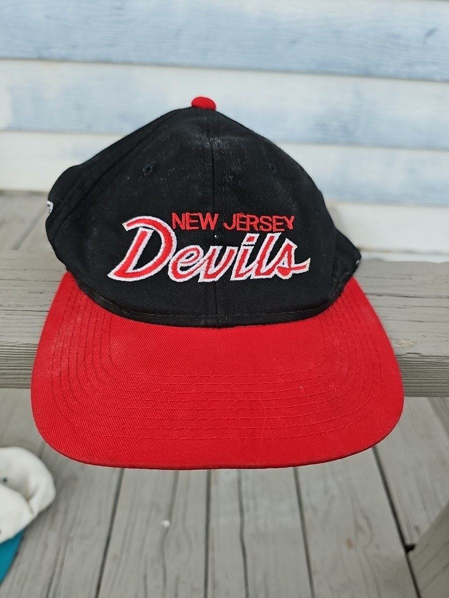 Vintage Sports Specialties New Jersey Devils NHL Twill Script Logo