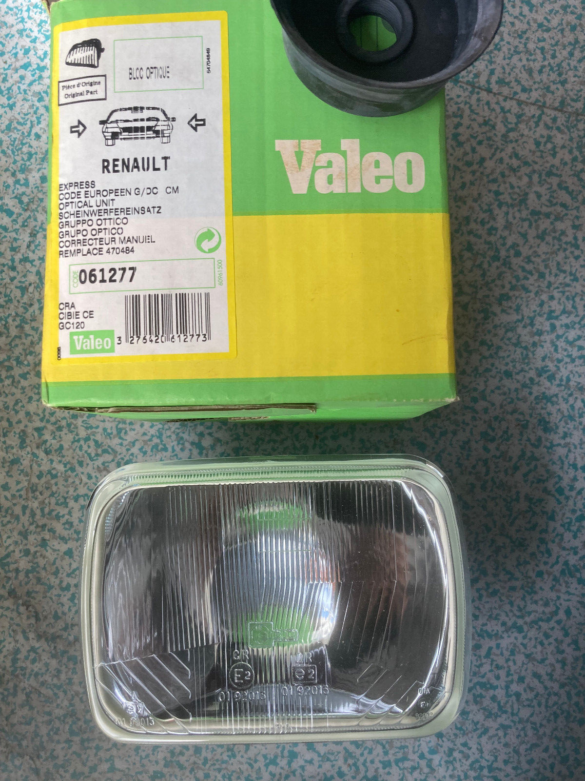RENAULT EXPRESS Phare Valeo 061277 Anti-Contre-Visite Contrôle Technique 85-91