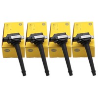 4X Hella ZüNdspule FüR Nissan Micra 3 Note Qashqai 1 Tiida X-TRAIL 2 1.6-2.0