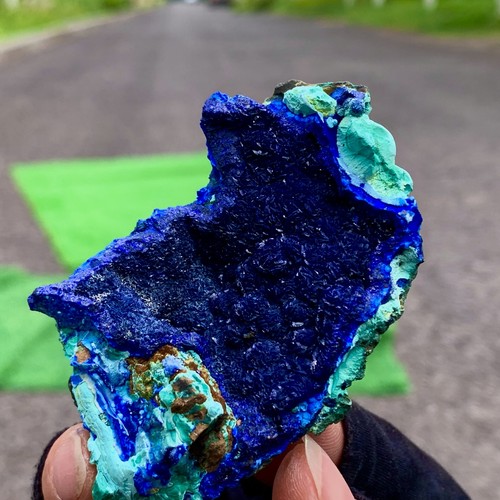 79G BEST NATURAL Azurite/Malachite crystal minerals specimens - Picture 11 of 23