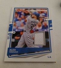 2020 Panini Donruss Donruss Materials Alex Verdugo #DM-AV MINT Boston Red Sox