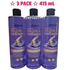 Anovia Biotin And Collagne Strengthening Shampoo To Help Thicker 415ml, 3 PACK 14.34 per litre