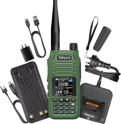 Talkpod A36SE UHF CB Radio, 80 Channels, 1500mAh Battery, IP54, 1 Pack - Picture 3 of 7