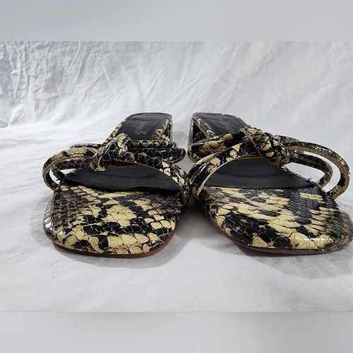 Free People Sandale Petra Snake Blockabsatz Größe 6,5 (EU 37) Animalprint - Bild 4 von 9