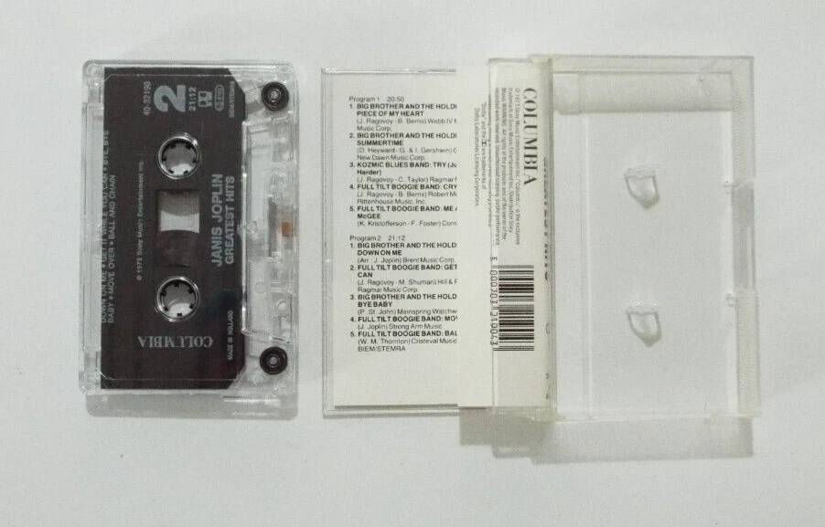 Janis Joplin's Greatest Hits Cassette Tape Album - EX - Image 4 of 4