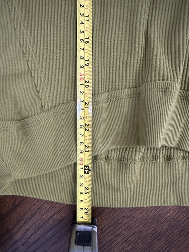 NWT Free People S Santa Clara Thermal Top Shirt Ferngully Oversized Slouchy - Picture 9 of 9