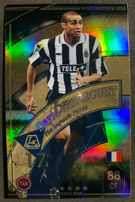 2020 Panini WCCF Footista Legends 2000 David Trezeguet Juventus