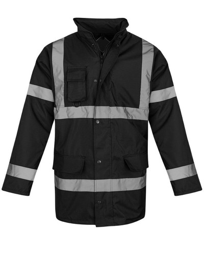 KRAFTD - Chaqueta de trabajo con capucha parka de alta visibilidad - Imagen 18 de 29