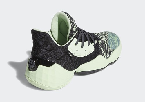 Adidas James Harden “Glow Green” Vol. 4 Black Basketball Shoes EF1000 Men's US 8 - Picture 7 of 10