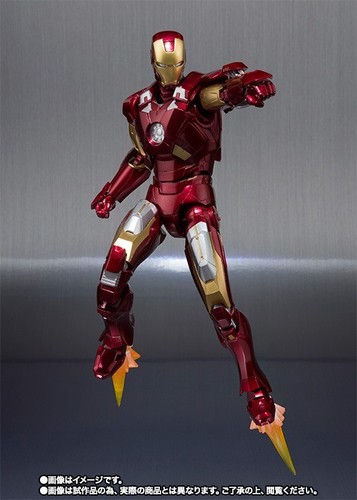 S.H.Figuarts Marvel Avengers IRON MAN MARK 7 Action Figure BANDAI NEW from Japan - Picture 5 of 8