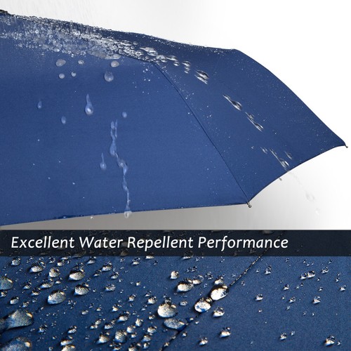 BUY BULK: 12, 24, 36 pcs Compact Umbrella for Rain, Blue, Travel umbrella - Picture 4 of 7