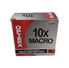 OPTEKA 10X MACRO Platinum Series High Definition HD2 Lens 55mm