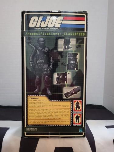 Snake Eyes Commando G.I. JOE COBRA SIDESHOW Collectibles 1/6 12" Exclusive MIB - Bild 4 von 6