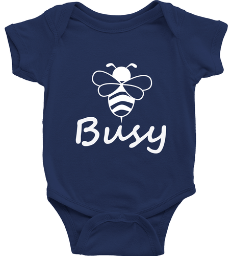 Bee Busy Toddler Kids Boy Girl T-Shirt Baby Bodysuit Clothes Busy bee honeybee - Picture 10 of 36