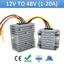 12v to 48v Voltage Stabilizer 1A-10A Boost Power Converter DC Step Up Regulators