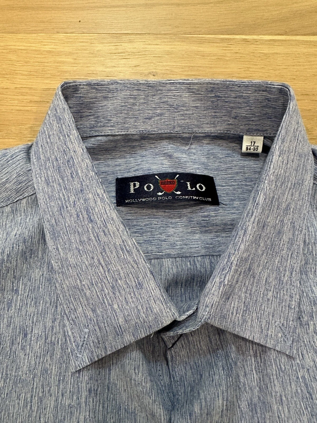 Polo vintage Hollywood Country Club x Versace uomo abbottonata TG 17 34 35