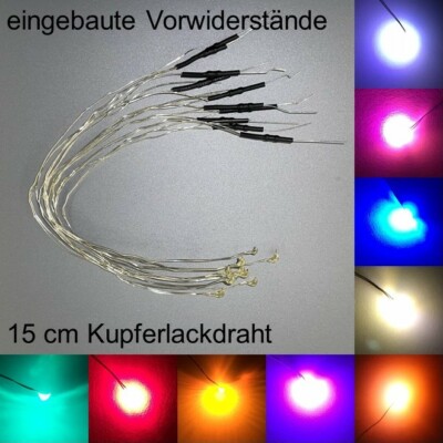 20pcs Pre-soldered Bi-color Red Warm White SMD LED 0605 Anode In Common - Foto 9