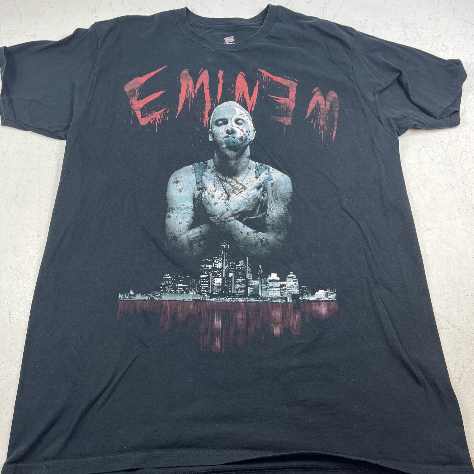 Eminem Men’s Extra Large Black Shirt The Death Of Slim Shady