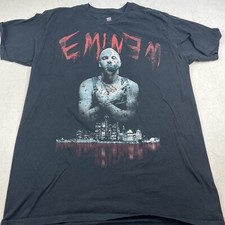 Eminem Men  s Extra Large Black Shirt The Death Of Slim Shady