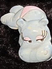 &Uuml;-Ei Figur Happy Hippo Am Strand Babys Rarit&auml;t